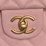 CHANEL 25S FLAP BAG 22 IN PINK CALFSKIN GOLD HARDWARE - Image 3