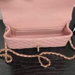 CHANEL 25S FLAP BAG 22 CM IN PINK CAVIAR WITH GOLD HARDWARE - Image 6