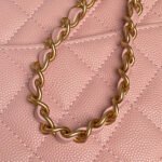 CHANEL 25S FLAP BAG 22 CM IN PINK CAVIAR WITH GOLD HARDWARE - Image 11
