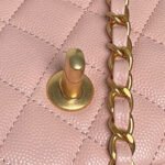 CHANEL 25S FLAP BAG 19 IN PINK CALFSKIN GOLD HARDWARE - Image 16
