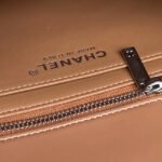 CHANEL 25S FLAP BAG 23 IN DARK CARAMEL CALFSKIN SILVER HARDWARE - Image 17
