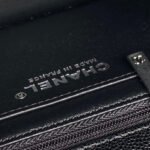 CHANEL 25S FLAP BAG 19 IN BLACK CALFSKIN SILVER HARDWARE - Image 9