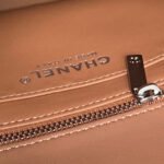 CHANEL 25S MINI FLAP BAG 18 IN DARK CARAMEL CALFSKIN - Image 8