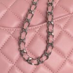 CHANEL 25S MINI FLAP BAG 18 IN PINK CALFSKIN - Image 9