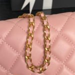 CHANEL 25S CHAIN WALLET 19 IN PINK LAMBSKIN GOLD HARDWARE - Image 17