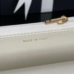CHANEL 25S CHAIN WALLET 19 IN IVORY LAMBSKIN GOLD HARDWARE - Image 18