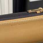 CHANEL 25S CHAIN WALLET 19 IN BLACK LAMBSKIN GOLD HARDWARE - Image 18