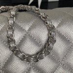 CHANEL 25S MINI FLAP BAG 18 IN DARK GRAY CALFSKIN - Image 17