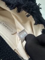 CHANEL 26S FLAP BAG 27 IN BLACK TWEED - Image 8