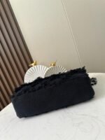 CHANEL 26S FLAP BAG 38 IN BLACK TWEED - Image 16