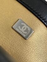 CC SMALL 20 FLAP BAG IN BLACK CALFSKIN - Image 6