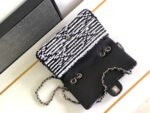 CHANEL 25S FLAP BAG 25 CM IN WHITE MIX BLACK SEQUINS - Image 5