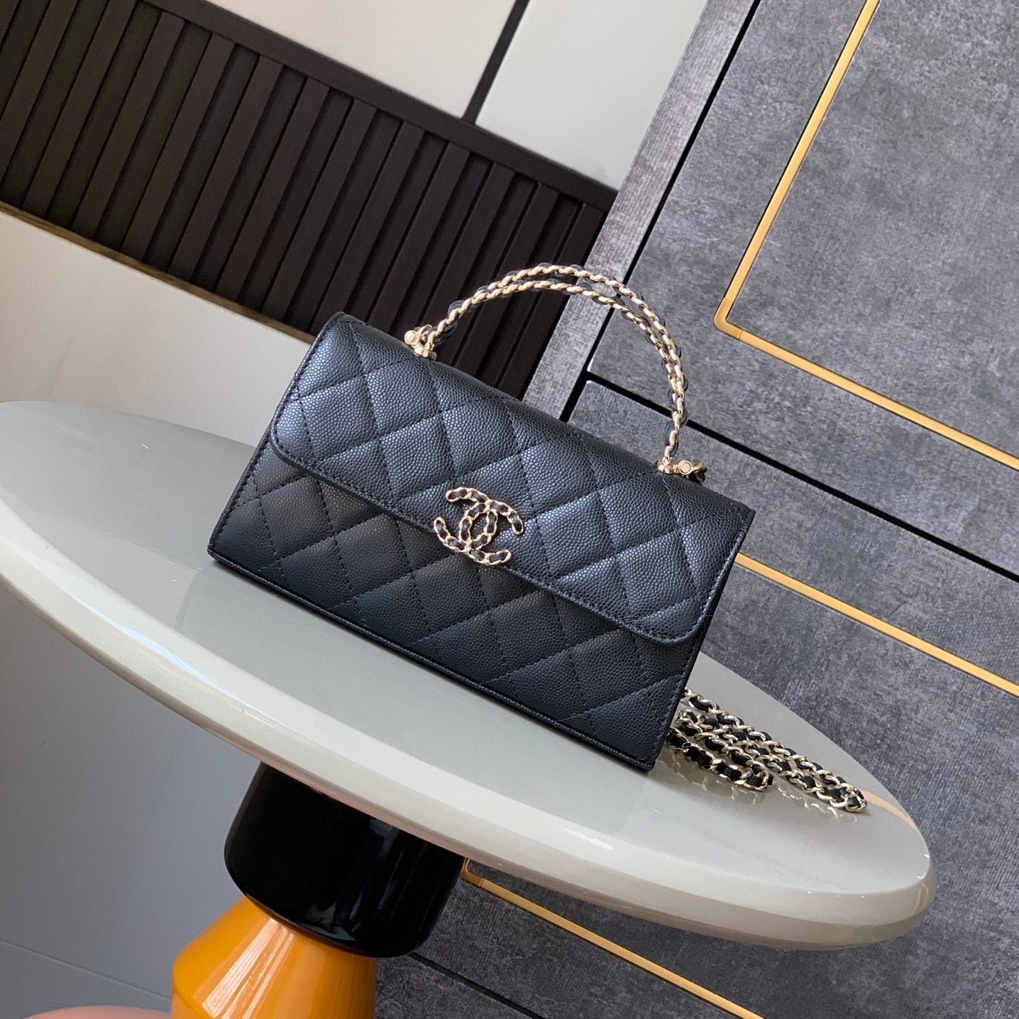 img_d0c94e6f_20250324_i1742817511_2083_5_jpg CHANEL 25S KELLY BAG 18 IN BLACK CAVIAR LEATHER WITH GOLD HARDWARE - Image 1