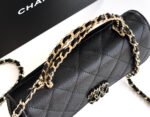 CHANEL 25S KELLY BAG 18 IN BLACK CAVIAR LEATHER WITH GOLD HARDWARE - Image 13