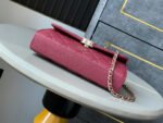CHANEL 25S KELLY BAG 18 IN DARK RED CAVIAR LEATHER WITH GOLD HARDWARE - Image 6