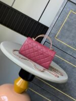 CHANEL 25S KELLY BAG 18 IN DARK RED CAVIAR LEATHER WITH GOLD HARDWARE - Image 11