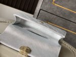 CHANEL 25S KELLY BAG 18 IN SILVER CAVIAR LEATHER WITH GOLD HARDWARE STYLE 2 - Image 6