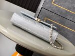 CHANEL 25S KELLY BAG 18 IN SILVER CAVIAR LEATHER WITH GOLD HARDWARE STYLE 2 - Image 16