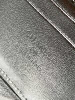 CHANEL 25S KELLY BAG 18 IN SILVER METALLIC LAMBSKIN WITH SILVER HARDWARE STYLE 3 - Image 5
