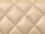 CHANEL 25S FLAP BAG 17 CM IN LIGHT BEIGE LAMBSKIN WITH GOLD HARDWARE - Image 5