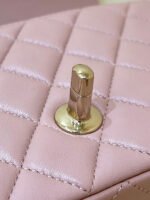 CHANEL 25S FLAP BAG 20 CM IN LIGHT PINK LAMBSKIN WITH GOLD HARDWARE - Image 11