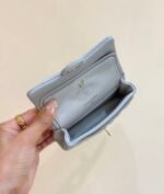 CHANEL 25S FLAP CHARM BAG 13 IN SKY BLUE LAMBSKIN - Image 13
