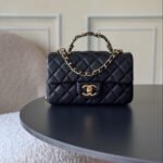 CHANEL 25S FLAP BAG 20 CM IN BLACK CAVIAR LEATHER WITH GOLD HARDWARE - Image 9