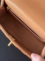 CHANEL 25S FLAP BAG 20 CM IN LIGHT BROWN CAVIAR LEATHER WITH GOLD HARDWARE - Image 16