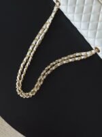 CHANEL 25S CLASSIC FLAP BAG 25 CM IN WHITE LAMBSKIN WITH GOLD HARDWARE - Image 16