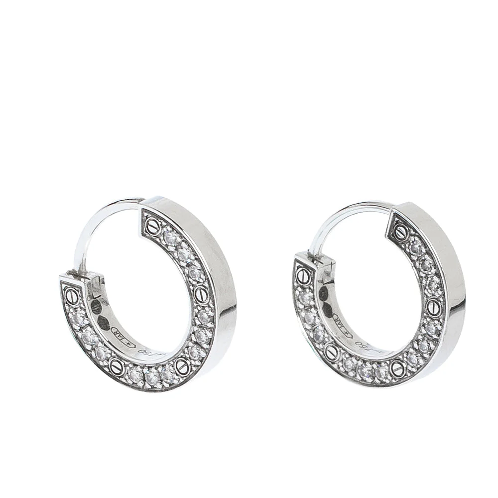 luxury-women-cartier-used-fine-jewelry-p301450-003_f049716f-e972-4a99-880a-1000f22aaf8a.webp LOVE DIAMOND EARRINGS - Silver - Image 1