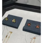 FRIVOLE FLOWER PINK EARRINGS - Rose Gold