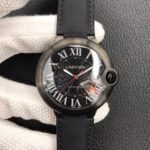 BALLON BLEU DATE 42MM AUTOMATIC STEEL PVD CASE BLACK DIAL - Image 2