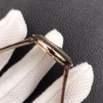 BALLON BLANC DE CARTIER QUARTZ ROSE GOLD BROWN LEATHER - Image 15