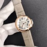 BALLON BLANC DE CARTIER ROSE GOLD CASE GREY LEATHER - Image 12