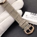 BALLON BLANC DE CARTIER ROSE GOLD CASE GREY LEATHER - Image 17