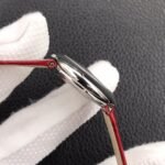 BALLON BLANC DE CARTIER QUARTZ STEEL CASE RED LEATHER - Image 15