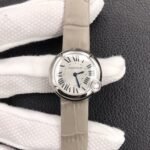 BALLON BLANC DE CATIER QUARTZ STEEL CASE GREY LEATHER - Image 11