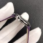 BALLON BLANC DE CARTIER QUARTZ STEEL CASE PURPLE LEATHER - Image 5