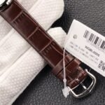 BALLON BLANC DE CARTIER QUARTZ STEEL CASE BROWN LEATHER - Image 17