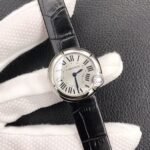 BALLON BLANC DE CARTIER QUARTZ STEEL CASE BLACK DIAL - Image 3