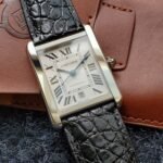 TANK SOLO XI 41 STEEL CASE BLACK LEATHER STRAP - Image 10