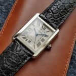 TANK SOLO XI 41 STEEL CASE BLACK LEATHER STRAP - Image 12