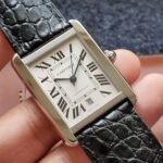 TANK SOLO XI 41 STEEL CASE BLACK LEATHER STRAP - Image 6