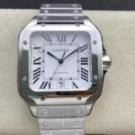SANTOS DE CARTIE LARGE STEEL CASE WHITE DIAL - Image 10