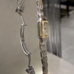 PANTHERE 22MM QUARTZ GOLD STEEL DIAMOND BEZEL - Image 3