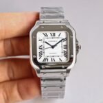 SANTOS LADY 35.1MM STEEL CASE WHITE DIAL - Image 10