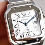 SANTOS LADY 35.1MM STEEL CASE WHITE DIAL - Image 4
