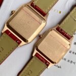 SANTOS DUMONT QUARTZ ROSE GOLD CASE DIAMOND BEZEL - Image 13