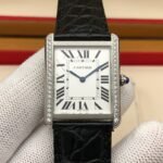 TANK LOUIS QUARTZ STEEL CASE DIAMOND BEZEL - Image 9