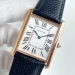 TANK SOLO QUARTZ GOLD CASE CALF SKIN - Image 2